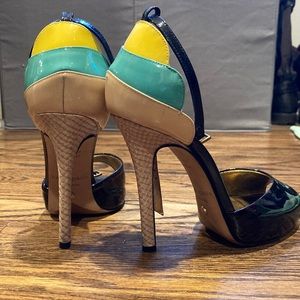 Ice Cream Cone 🍦 KSNY Peep-toe Stilettos